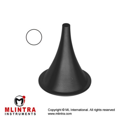 Farrior Ear Speculum Fig. 6 - Black Stainless Steel, 3.6 cm / 1 1/2" Diameter 10.5 mm Ø Farrior Ear Speculum Fig. 6 - Black Stainless Steel, 3.6 cm / 1 1/2" Diameter 10.5 mm Ø